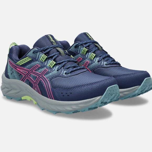 ASICS Women's Gel-Venture 9 Running Shoes, DEEP Ocean/HOT Pink - SIZE- US-10 - Picture 1 of 9